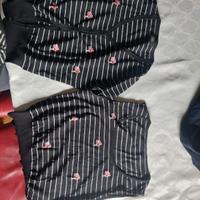 maglietta smanicata con golfino 