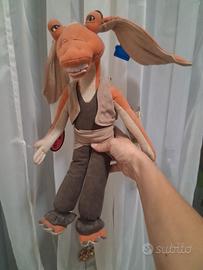 Peluche vintage di Jar Jar Binks dell'Episodio 1 d