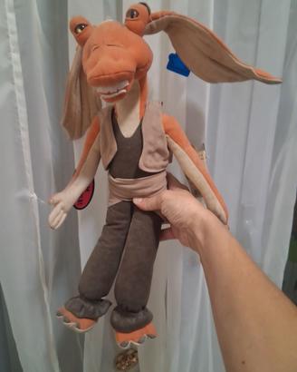 Peluche vintage di Jar Jar Binks dell'Episodio 1 d