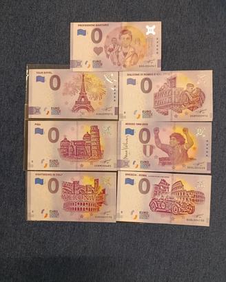7 banconote souvenir 