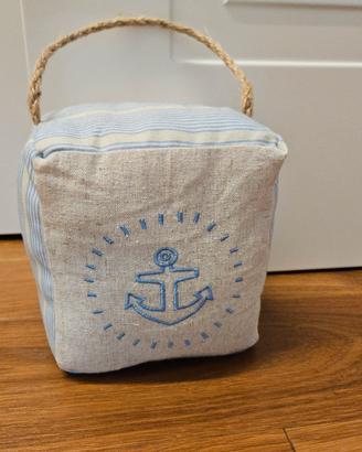Fermaporta decorativo con maniglia ancora 