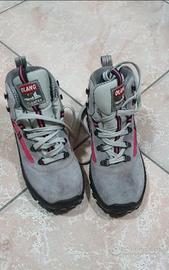 Scarponi da trekking in camoscio tg 37