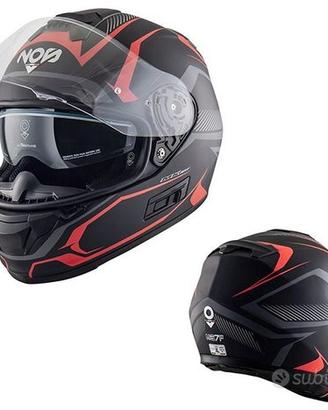 CASCO INTEGRALE MOTO NOS NS7F FIBRA VETRO LEGGERO
