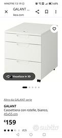 cassettiera IKEA modello Galant