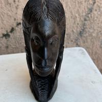 STATUETTE FEMINILI IN EBANO AFRICA NORD ORIENTALE
