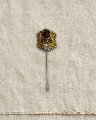 Spillone vintage barocco oro anni 70
