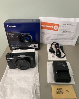 Canon sx740hs nuovo + garanzia + fattura