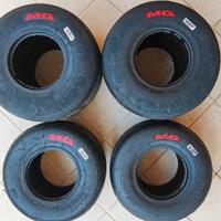 Set pneumatici go-kart 125 MG SH Rosse al 90%