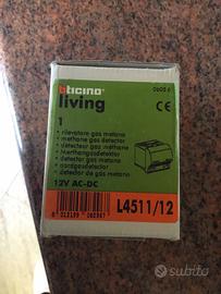 Rivelatore gas metano Bticino l 4511\ 2 nuovo