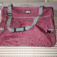 Porta abiti da viaggio Q8 con tracolla, NUOVO
