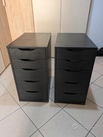 doppia cassettiera Ikea ideale per scrivania