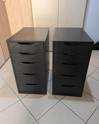 doppia cassettiera Ikea ideale per scrivania