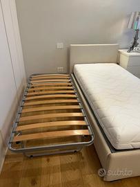 Letto singolo Oggioni con secondo letto estraibile