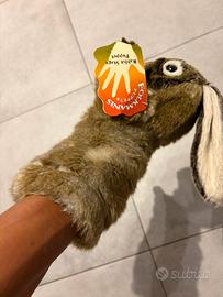 Burattino marionetta peluche a forma di coniglio