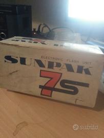 flash elettronico Sunpak nuovo Vintage 