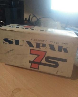 flash elettronico Sunpak nuovo Vintage 