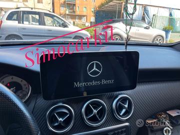 Car Tablet Android CarPlay Mercedes A CLA GLA