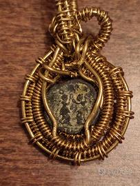 ciondolo moneta impero romano
