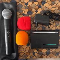 Microfono con sistema wireless shure sm58