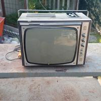 TV bianco e nera d'epoca