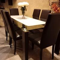 tavolo 170*90 cm vetro temprato