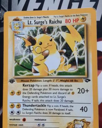 Lt. Surge's Raichu 1 edition