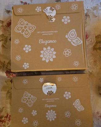 Set Asciugamani  2Viso/2Ospite Panna e Cipria THUN