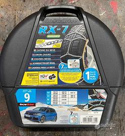 Catene da neve rx 7 mm manganese ,misura 9