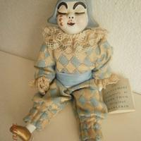 Thun bambola Arlecchino azzurro Contessa Lene Thun