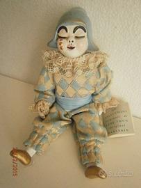 Thun bambola Arlecchino azzurro Contessa Lene Thun