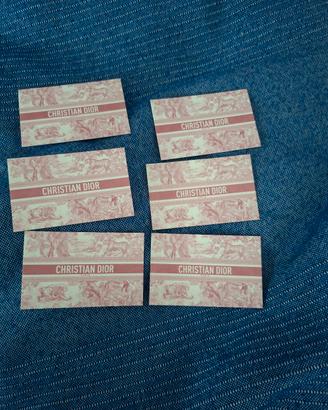 cartoncini per profumo dior