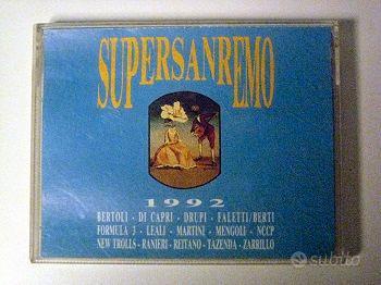 Doppia musicassetta originali 1992-SuperSanRemo