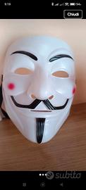 Maschera v per vendetta Guy Fawkes