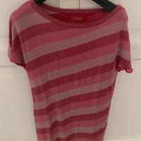 Vestito lurex  donna S/Xs rosa