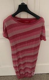 Vestito lurex  donna S/Xs rosa