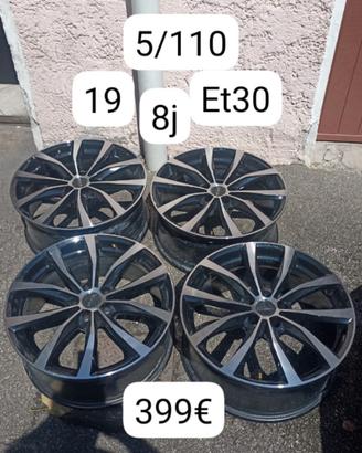 cerchi alfa Fiat 5/98+5/110