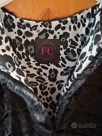 gilet lungo con paillettes Francesca Conoci