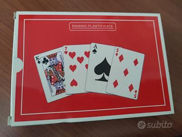 Carte da Gioco Ramino, Mazzo di Carte Francesi – 2 Mazzi da 52