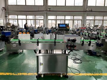 Etichettatrice per bottiglie rotonde