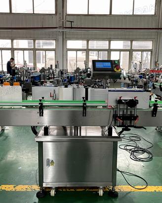 Etichettatrice per bottiglie rotonde