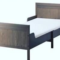 Lettino allungabile con doghe e materasso