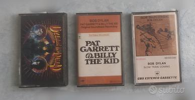 Bob Dylan 3 musicassette i titoli in foto.