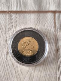Moneta 2 dollari Canada 2022