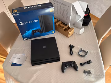 PS4 Pro 1TB + controller + 3 giochi + scatola