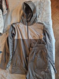 Tuta Jordan ragazzo  grigia  