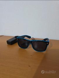 Occhiali da sole LED Blue Neon - Party / Festival