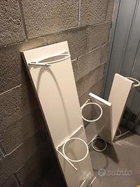 lotto di mensole bianche Ikea Ekby Jarpen