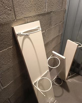 lotto di mensole bianche Ikea Ekby Jarpen