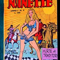 FUMETTO EROTICO NANETTE 1969 N. 4 SERIE 1 - Raro
