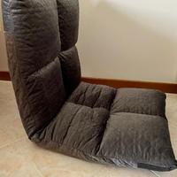 Poltrona relax da terra con schienale reclinabile